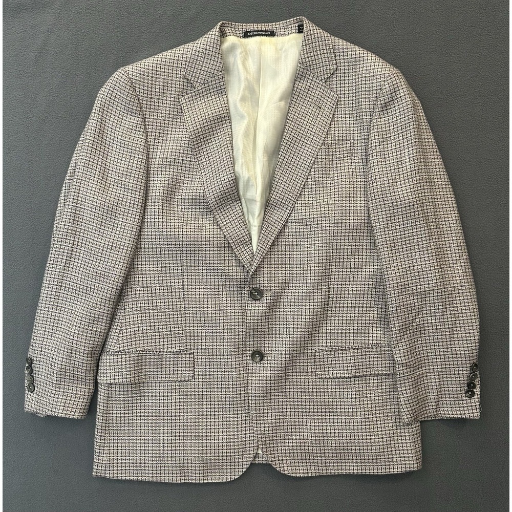 Emporio Armani G Line Made In Italy Textured Blazer Men's Size 50